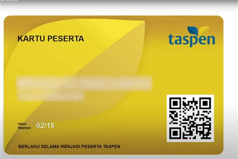 smart card taspen|kartu digital taspen.